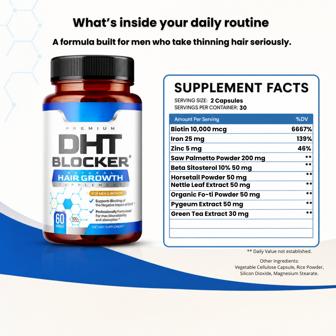 THE DAILY ROUTINE MEN USE BEFORE IT'S TOO LATE.